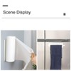 Magnetic Paper Towel Holder,White/Black Towel Bar Rack for Refrigerator BBQ
