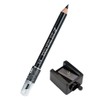 Eyebrow Pencil, Color Pencil, B5, Black Sharpener Set (Pencil, Hard,