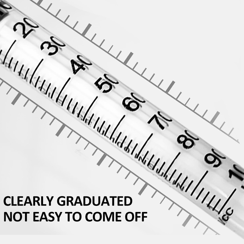 Hautllaif 50 pack 1ml 31G 0.3x13mm Plastic Multiple Uses Measuring