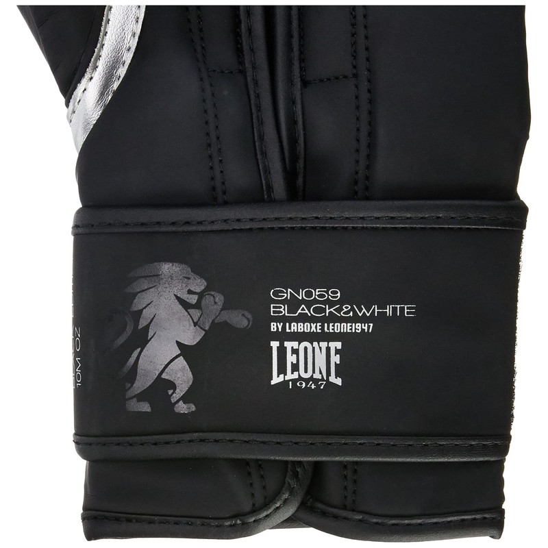 LEONE 1947, Black Edition Boxhandschuhe, Unisex-Erwachsene, Schwarz, 14 oz, GN059