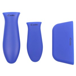 Silicone Hot Handle Holders 3-Pack Mix (Blue)