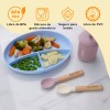 KoolBaby Juego De Cucharas De Madera Para Bebé Kool Baby