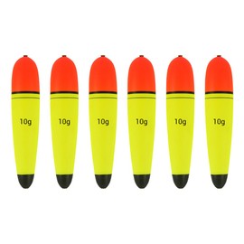 MiOYOOW Fishing Floats, 6 Pieces Eva Slip Float, Angel Bobber Float, Foam Float, Angel Slip Bobber for Saltwater Freshwater Long Throw Fishing