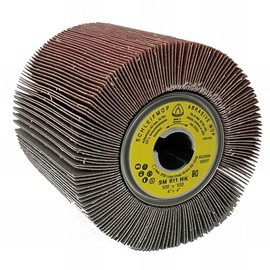 Klingspor 104999"SM 611 S" K240 Wheel Abrasive Mop, 0 V, Brown, 100 x 100 x 19 mm