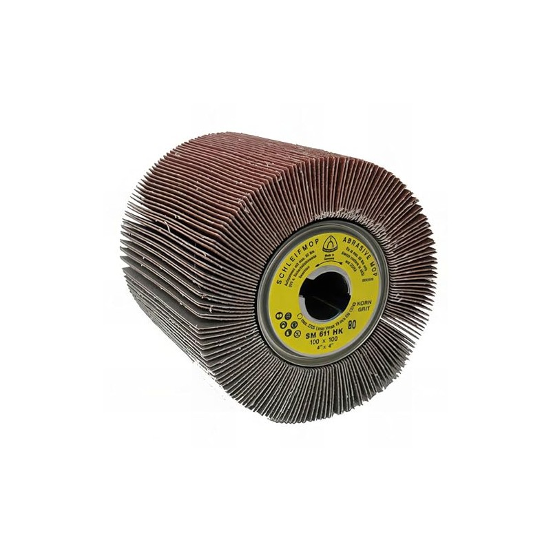 Klingspor 104999"SM 611 S" K240 Wheel Abrasive Mop, 0 V,