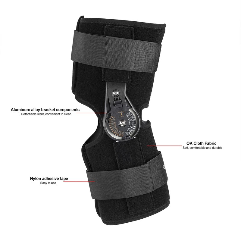 NSXAYIWE Knee Brace, Adjustable Knee Support Brace, Comfortable and Breathable