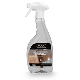 WOCA Denmark- Natural Soap Spray [750ml] - Cleaner And Protection Of Oil & Wax Finished Wood Countertops, Cutting Boards, Furniture, Cabinets, Trim and Floors (Natural)