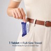 ecolook Compressed Disposable Face Towels, 12" x 11" 90GSM Thick