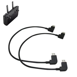 Upgraded Cable for DJI Mavic PRO AIR Drone Remote Controller RC to Type-C USB Phone(Pack of 2) by GRABOTE