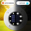 Solpex Solar Ground Lights , 8 LED Solar Powered Disk
