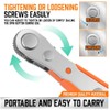 HORUSDY 23-Piece 1/4 Mini Ratchet Offset Screwdriver Bit Set, S2