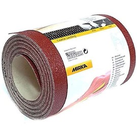 Mirka Red Sandpaper Roll 115 mm x 5 m / Grit P150 / 1 Roll / for Sanding Wood, Metal and Plastic
