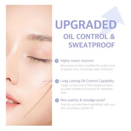 Polvo Mate De Lavanda, Polvo Facial De Control De Aceite