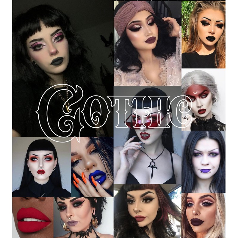 GL-Turelifes Matte Lip Gloss White Green Black Purple Vampire Lipstick
