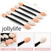 jollylife 50-Pack Double-Sided Eyeshadow Sponges Make-up Brushes – Disposable Makeup