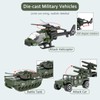 Shellvcase Diecast Military Vehicles, 6 Pack Army Toys Assorted Alloy
