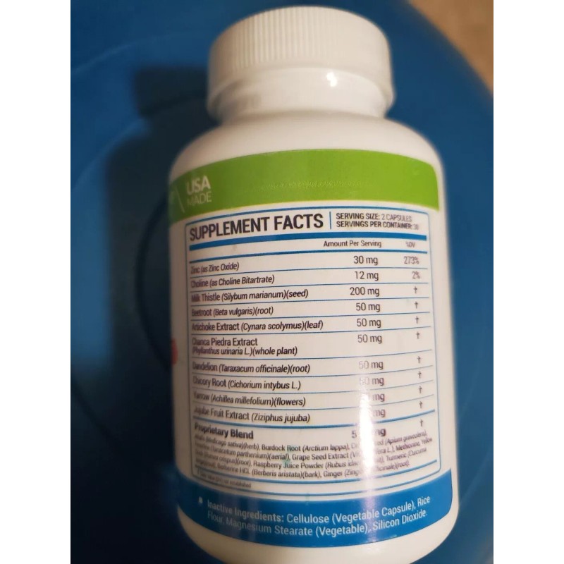 OWELI LIVER DETOX 60capsules. natural detox complex exp 09/2027