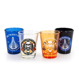Exclusive Call of Duty: Infinite Warfare Shot Glasses | Collector's Set of 4 | 2 FL Oz.