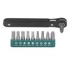 11Pcs Mini Screwdriver Set 1/4in Pocket Micro EDC Tool Ratchet