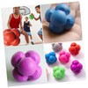 BIUDECO 3pcs Hexagonal Fitness Balls Reaction Balls for Gym Agile