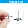 Piutouyar 150 Pcs Star Push Pins, Black Upholstery Tacks Star