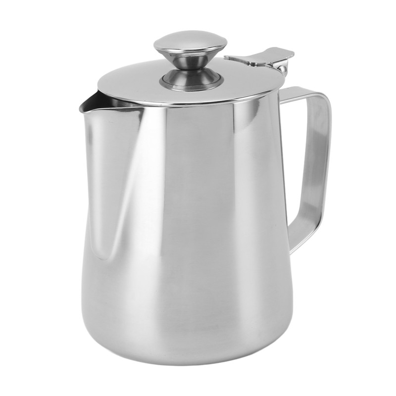 Milk Frothing Cup Thickened Stainless Steel Comfortable Handle Coffee Steaming