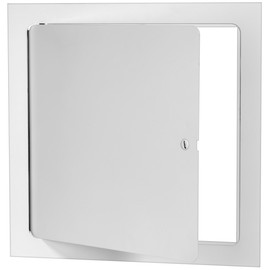 Premier 5000 Series Commercial Grade Steel Access Door, 8 x 8 Flush Universal Mount, White (Screwdriver Latch)