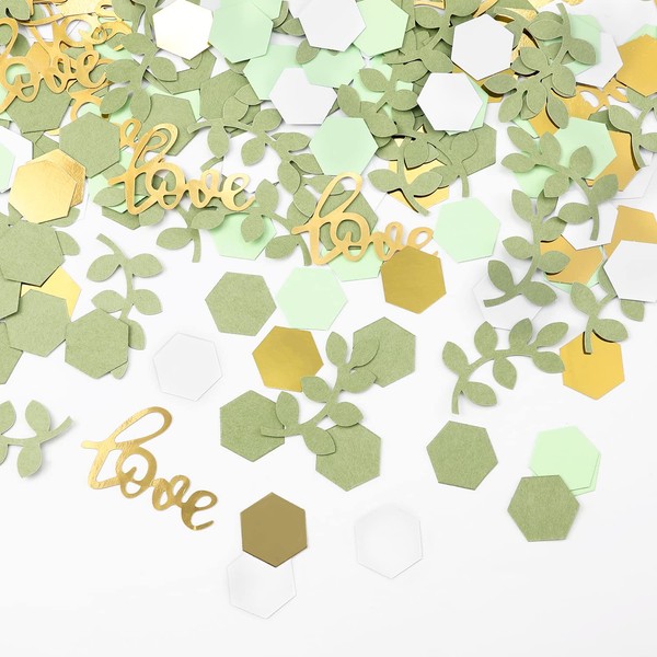AIEX 500pcs Engagement Party Table Decor, Boho Love Theme Party