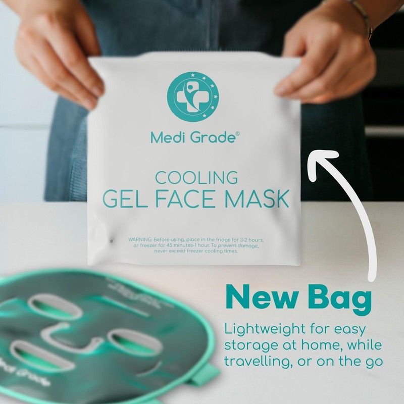 Medi Grade Cooling Face Mask set with 1 Lycra Face