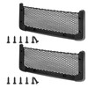 Frienda 2 Pcs ABS Plastic Frame Car Storage Net Bag
