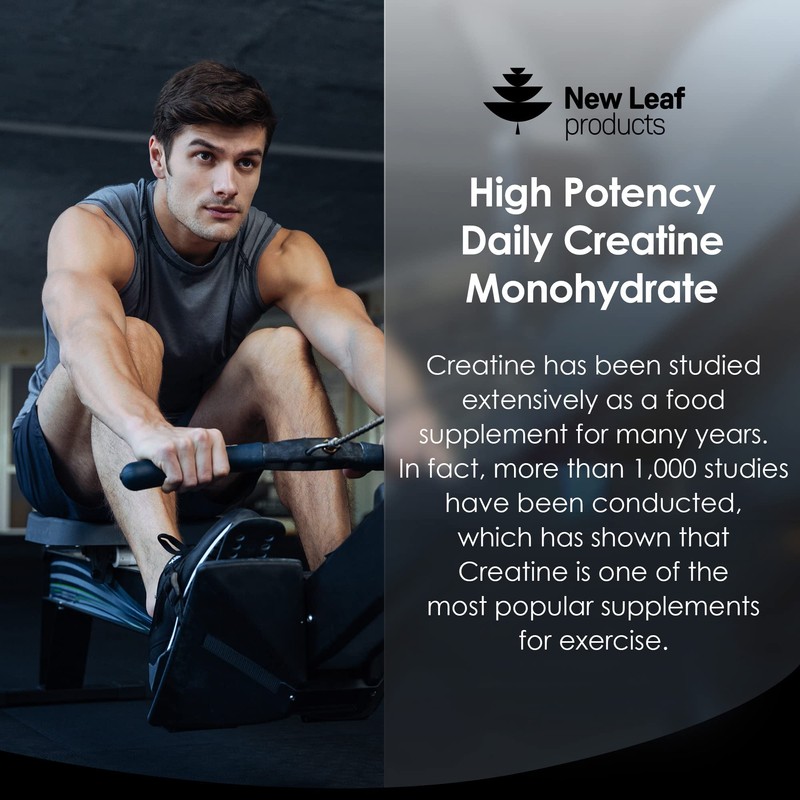 Creatine Monohydrate Tablets 3000mg - 180 Creatine Tablets - Exercise