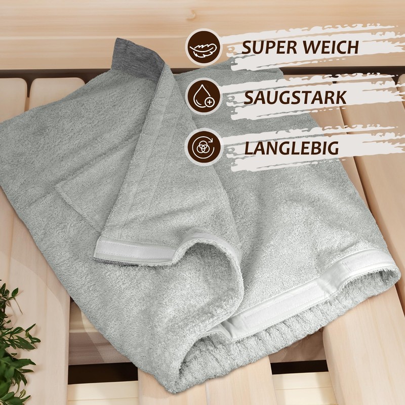 Lashuma Saunakilt Men's 55 x 140 cm Lima Sauna Towel
