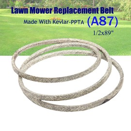 Kevlar Lawn Mower Belt Compatible with John Deere GX20006 Husqvarna 532124525 1/2 "x89" (A87)