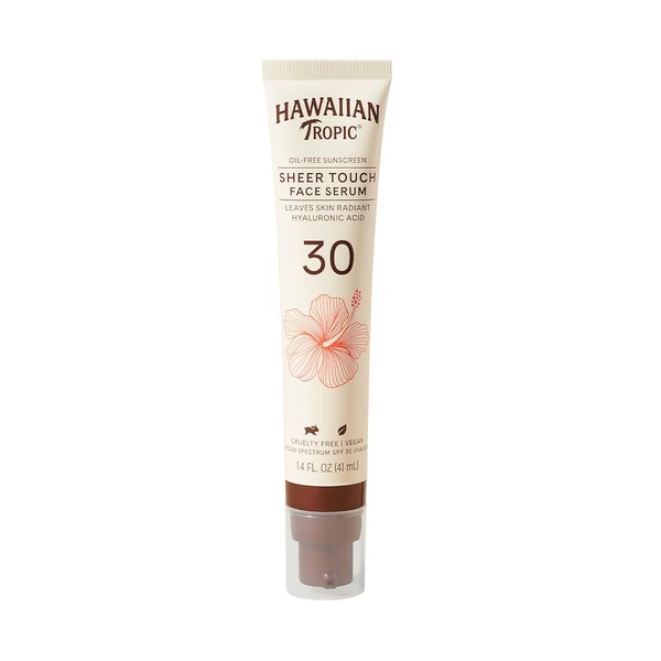 Hawaiian Tropic Sheer Touch Face Serum SPF 30, 1.4oz Hyaluronic