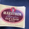 Marathon Old Lager 3- Marathon Superfine Old Lager Beer Labels