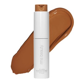 RMS Beauty ReEvolve Natural Finish Foundation - Liquid Foundation Face Makeup, Makeup Foundation Skin Tint, Refillable Foundation Pump Make Up