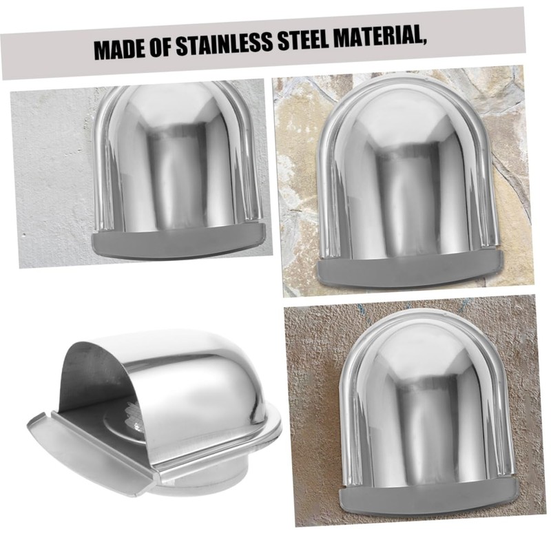 ORFOFE Stainless Steel Mesh Screen Vent Cover Wall Mount Exhaust