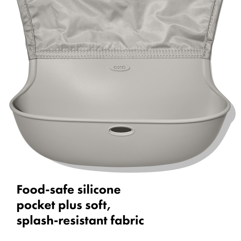 OXO Tot Roll-Up Bib - 2 Pack - Drizzle and