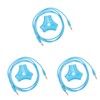 Gatuida 3pcs Way Headset Audio Splitter Cable Share Audio Friends
