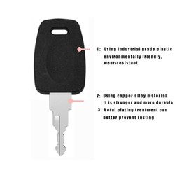 Master Luggage Keys Compatible with 007 Suitcase Password Locks Repair Key Master Luggage Approved Locks Key AC (2 PCS 007 Silvery)