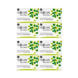 Happy Bath 식물나라 비누 히노끼 퓨어바 90g 4입 x2 /세안비누 Plant Country Soap Hinoki Pure Bar 90g 4pcs x2 / Cleansing Soap