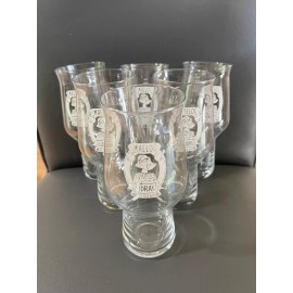 Estrella Galicia Maeloc Sidras Glasses. 0.5 Pint. Box of 6. Brand New.