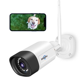 WiFi Enhanced Version, 500 Pixels, Security Camera, Network Camera, IP66 Grade Waterproof, Dustproof, Two-Way Audio, Remote Monitoring, Outdoor, Indoor Wireless Connection Camera (Can be added to