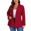 MINTLIMIT Casual Plus Size Blazer Women Long Sleeve Notch Lapel