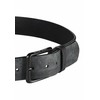 camel active Men's Nubuck Leather Belt, black