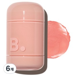 Banila Co. Romantic Blush Lip & Cheek 3.7g, 12 Peach Mousse, 6 pcs / 바닐라코 로맨틱 블러쉬 립앤치크 3.7g, 12 피치 무스, 6개