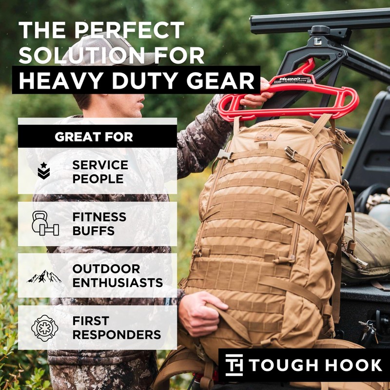 Rhino Tough Hook Heavy Duty Clothes Hangers – Made in