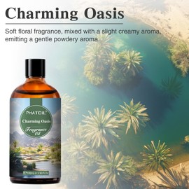 PHATOIL Charming Oasis Fragrance Oils for Diffuser, 3.38FL.OZ Diffuser Oils for Home, Perfect for Aromatherapy, Humidifiers, Yoga, DIY Candle and Soap Making - 100ml