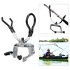 Aluminum Alloy 360 Degree Adjustable Boat Rods Holder Fishing Pole