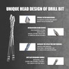 CSOOM 10PCS Latest Upgrade High Strength Eccentric Twist Drill Bit,